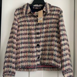 Scotch & soda button down tweed jacket